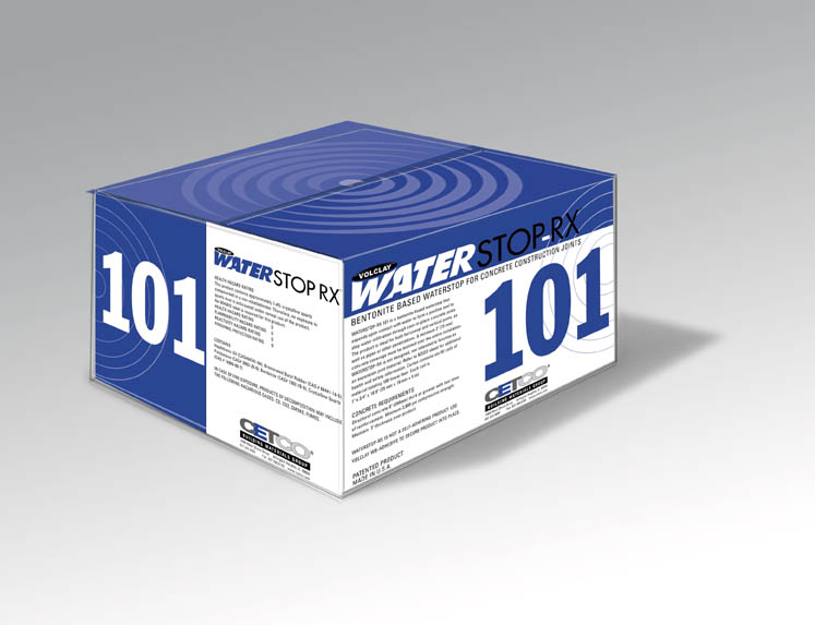 WATERSTOP-RX 101 packaging CETCO WATERSTOP-RX 101 packaging